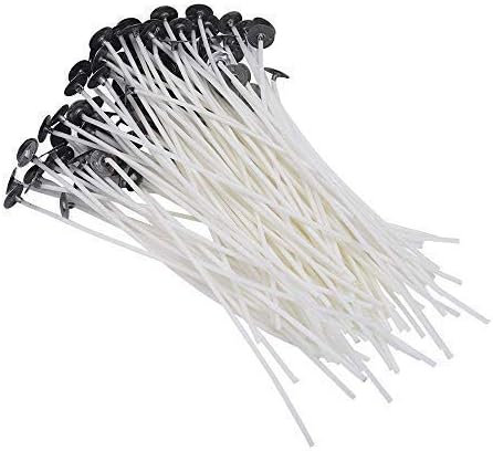 PHOBIS Candle Making Cotton Wick (White, 7 Inch, 50 Pieces)