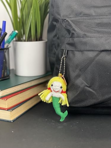 Muñeca Mermaid Watchover Voodoo 3 pulgadas hecha a mano miniatura 4