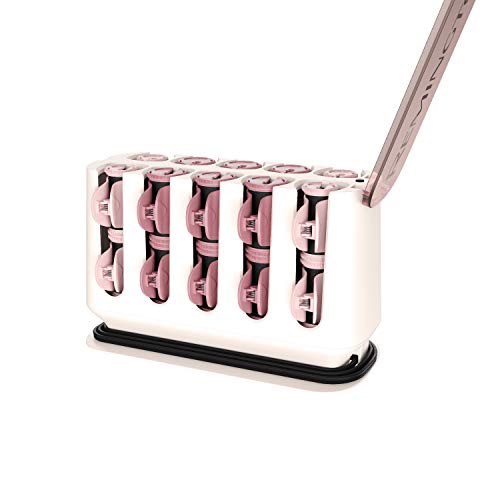 Remington Pro Series H9100P T|Studio Thermaluxe Ceramic Hair Setter, with 2x Ceramic & Bonus Sectioning Clips, Hair Rollers, 1-1 ¼ Inch, Blush Pink