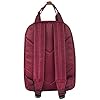 MADISON & DAKOTA Canvas Mini Backpack for Everyday & Day Pack Rucksack in Solid Color Blocks (Sangria) #4
