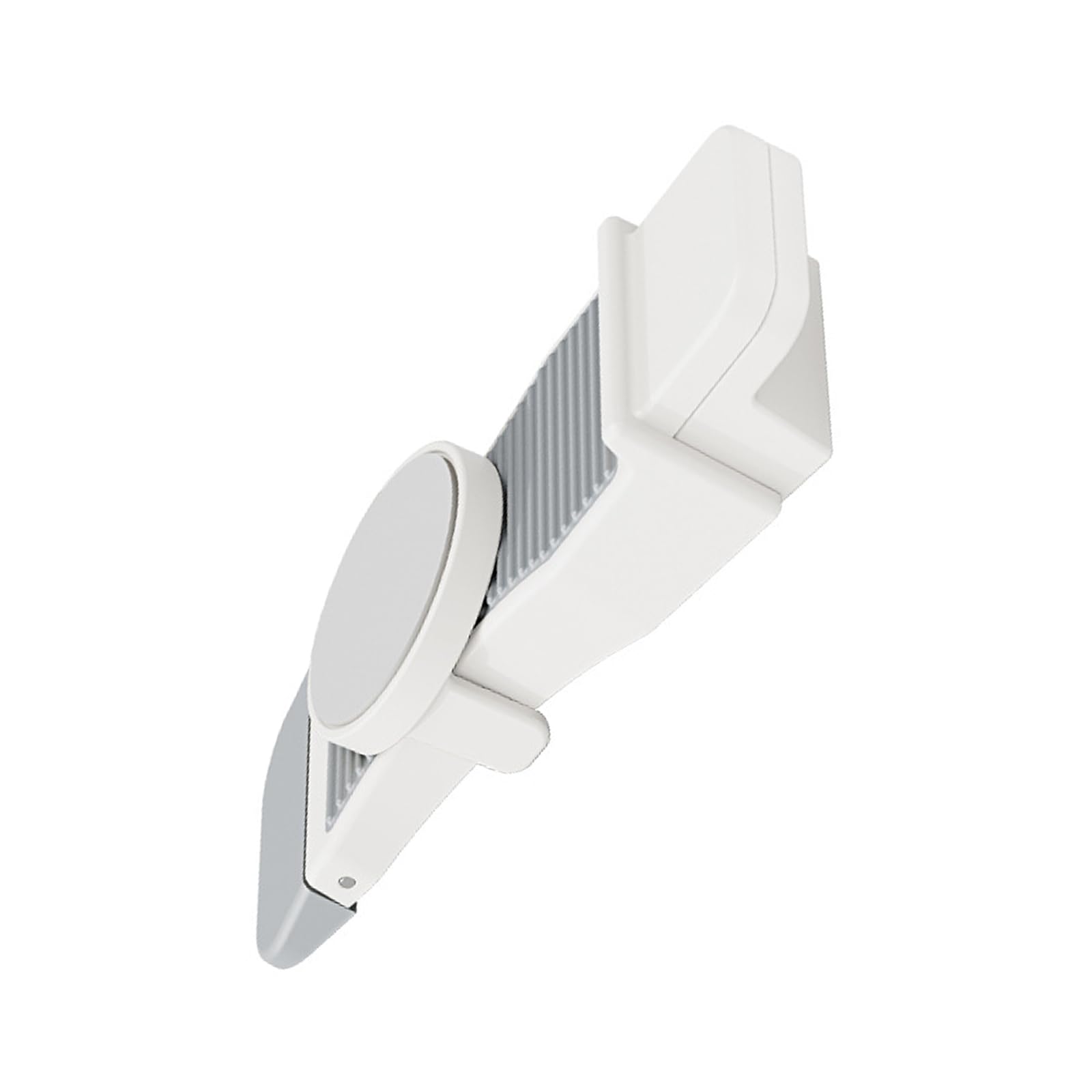 Nucelit White Universals Height Adjustable Door Stoppers With Spring Mechanism Windproof Anti Collision Protecting Easyly Installation Height Adjustable Door Stoppers