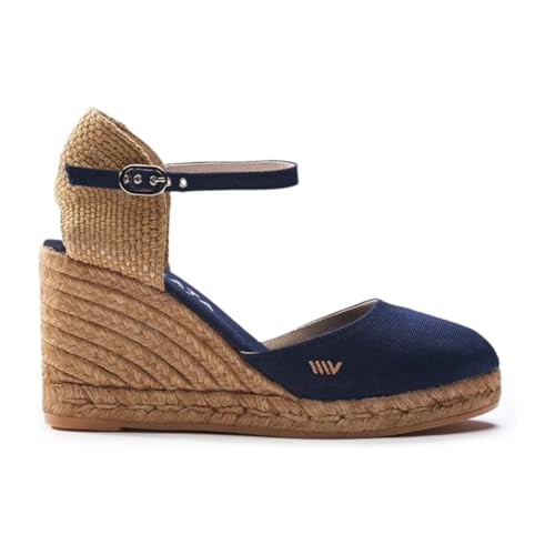 VISCATA Satuna Women's Sandals Espadrille Canvas Buckle Wedges