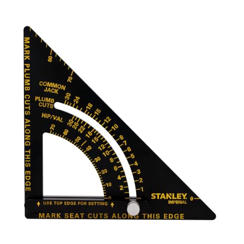 STANLEY 7 in. QUICKSQUARE Adjustable Arm Rafter Square (46-053)