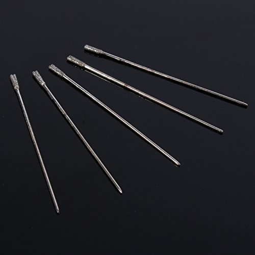 Juego de 20 Brocas de Diamante de 1 mm miniatura 5