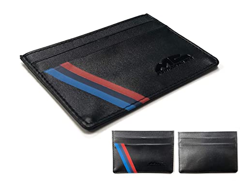 Porte-cartes couleurs M Motorsport Portefeuille pour cartes, Noir , 11x9 centímetros