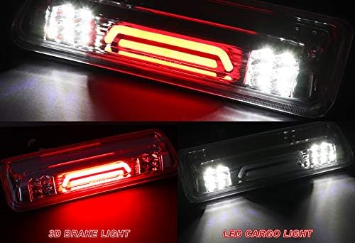 Miniatura 5 de Repuesto para Ford F150 F-150 2004 - 2008  2004 - 2008 Ford Lobo  Lincoln Mark LT  Ford Explorer Sport rojoblanco LED humo lente alta montaje