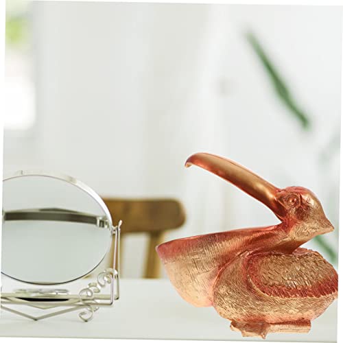 minkissy Vogel Statue Skulptur Schlüssel Behälter Dekorative Schale Geschenkebox Schmuck Box Aufbewahrungsbox Tischdekoration für Zuhause Desktop Ornament