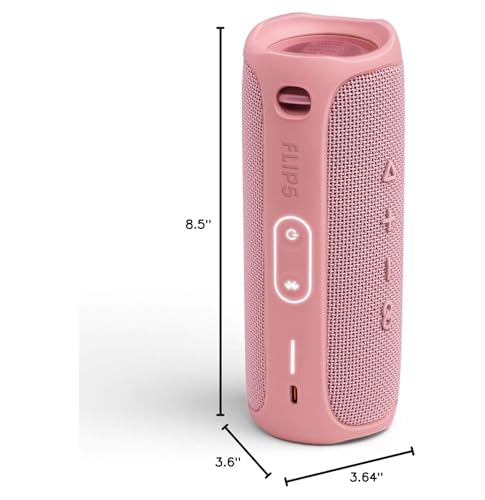 Image of JBL FLIP 5 Waterproof Portable Bluetooth Speaker - Pink (Renewed)