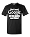 I don't need google my wife knows everything T-shirt Funny X-Large Black