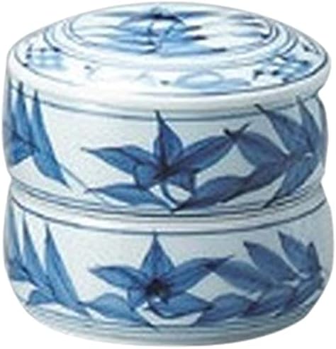Set of 5 Tabletop Accessories, Bellflower 2-Tier Lid (Medium) 3.7 x 3.5 inches (9.5 x 9 cm) [Restaurants, Ryokan, Japanese Tableware, Restaurants, Commercial Use, Tableware]