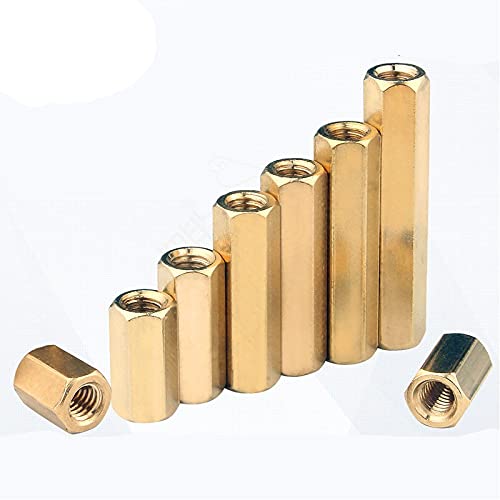 Male Female Hex Standoffs DYWISHKEY 320-Piece Brass Spacer Standoff Screw Nut Assortment Kit M2 5 Hex 453362