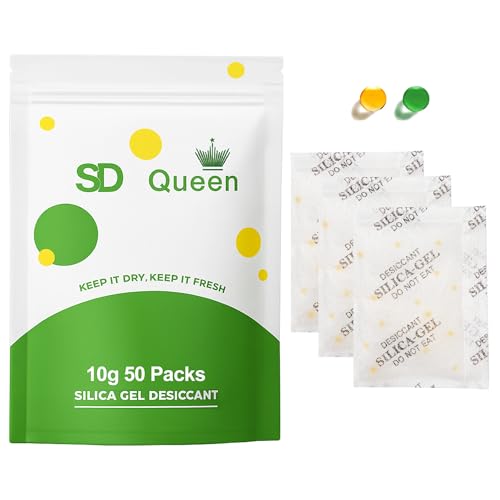 SD Queen 50-Pack 10g Silica Gel Desiccant Packs
