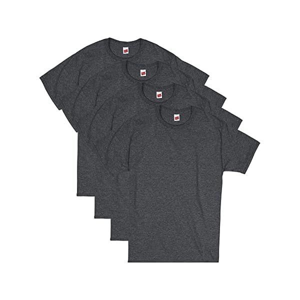 Hanes Essentials Men’s T-Shirt Pack, Men’s Short Sleeve Tees, Crewneck Cotton T-Shirts for Men, Value Pack