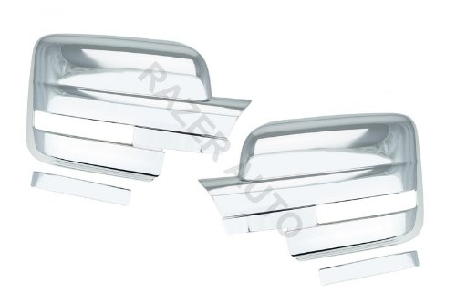 Razer Auto W/LIGHT CHROME MIRROR COVER for 2009-2014 FORD F150