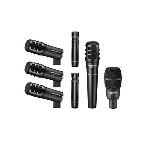 Audio-Technica PRO-DRUM7 7-Piece Drum Microphone Pack with Case