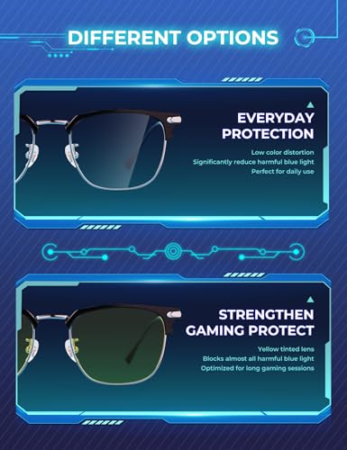 Image of ZanyLen Blue Light Blocking Glasses Men Computer Gaming Glasses For Mens