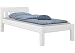 Produktbild Erst-Holz Futonbett Einzelbett 100x200 Massivholzbett Kiefer weiß Bettrahmen mit Rollrost 60.38-10 W
