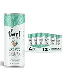 Twrl Milk Tea - Hojicha Roasted Green Milk Tea Made with Plant-Based Milk, Low Sugar, Organic, Antio