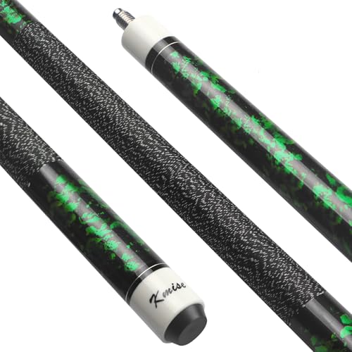 Queue de billard en érable canadien grip lin d'Irlande vert 595,3 g