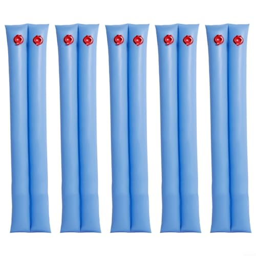 EpheyFIF Pool Water Bags Tubes Cover Weights, 10 Pack 8ft Chamber for Winter for PROTECTION Heavy-Duty Cold-Resistant Leak-Proof Design for In-Ground Above-Ground Pools(10PCS)