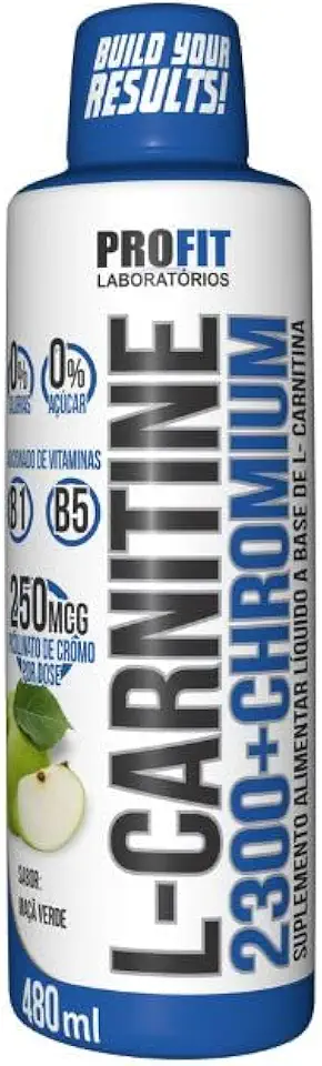 L-Carnitine 2300 + Chromium Profit Maçã Verde 480ml