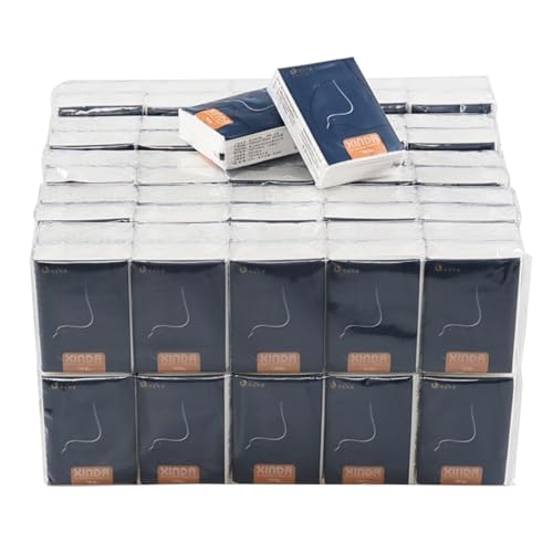 Mouchoirs de poche 4 plis doux et résistants lot de 100 paquets