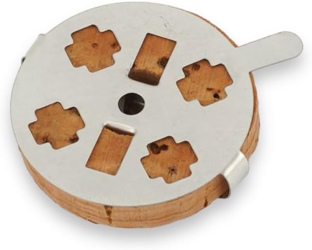 Round Cork Floats for Greek Orthodox Vigil Oil Lamps | Floating Wicks | Home Altar Candles | Prayer Corner (50)