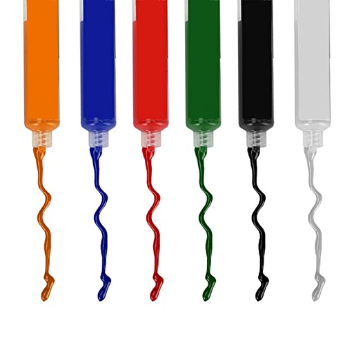 Miniatura 9 de Yumili Tinta Para Máscara De Soldadura, 6 Piezas Tinta De Máscara De Soldadura De Curado Con Luz Uv, 10cc Tinta Resistente A Soldadura Con Jeringas Para Pcb Bga Reparación De Placas De Circuito