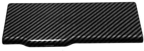 Rear Air Outlet Cigarette Lighter Trim Compatible with Toyota Sienna 2021-2024 Rear AC Power Panel Cover Interior Car Accessories ABS 1PCS(Carbon Fiber Style for Low Configuration)