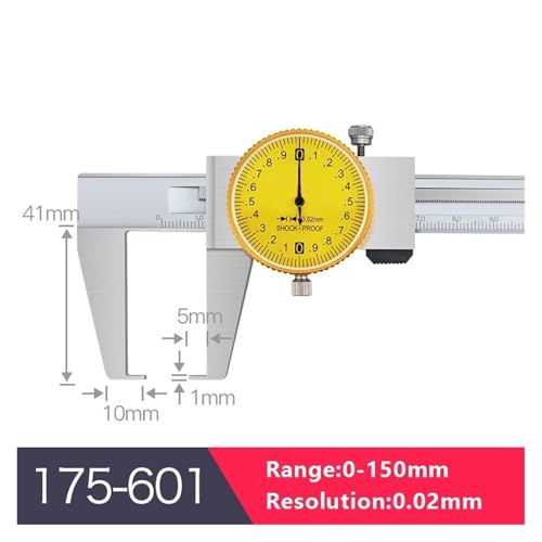 Calibrador externo 0-150mm acero inoxidable miniatura 2