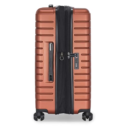 Image of Traveler's Choice Archer Polycarbonate Hardside Spinner Luggage,Tie Down Straps, Orange, 3-Piece Set