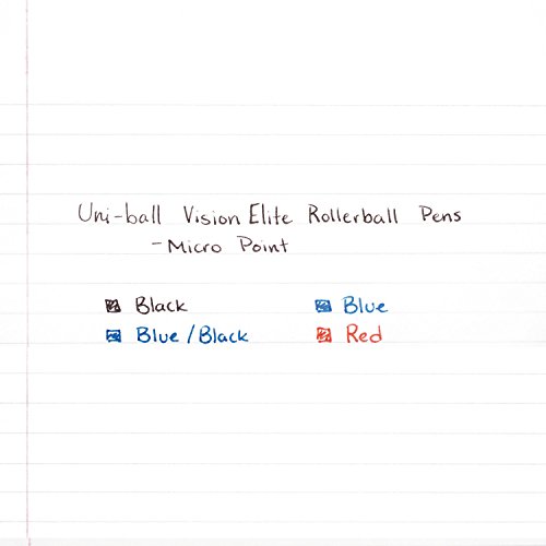 Uni-Ball Vision Elite Bolígrafo Roller Azul Punta Extra Fina miniatura 3