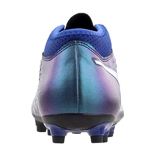 PUMA Puma Men's One 4 SYN Firm Ground Soccer-Shoe, Sodalite Blue Silver-Peacoat, 13 M US