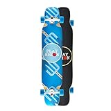 ★ PRE-MONTADO COMPLETO: El tamaño es de 112CM × 24CM (L * W), todo el monopatín pesa solo 3 kg, y el cuerpo compacto lo hace perfecto para adolescentes o jóvenes.