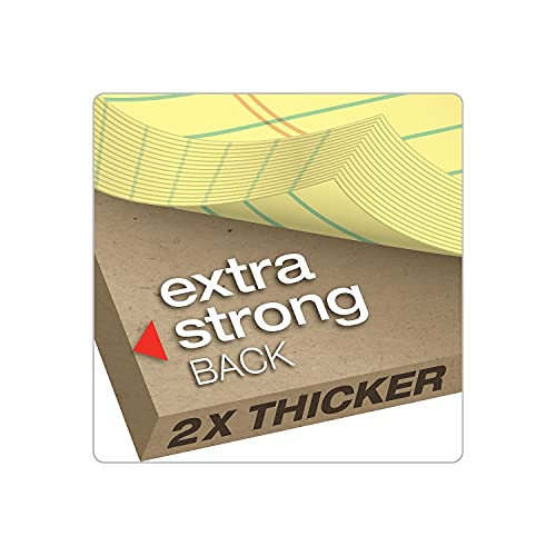 Esselte Corporation Perforated Pads,Legal,50 Sheets,8 1/2" x 11 3/4" ,4/Pack,Canary - Image 6