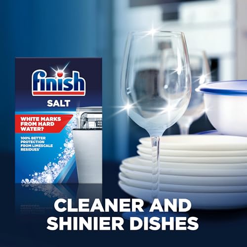 Image of Finish Dishwasher Salt Box and bag | Prevents Limescale Build Up | Effective against Hard Water | 4kg (2 x 2kg)