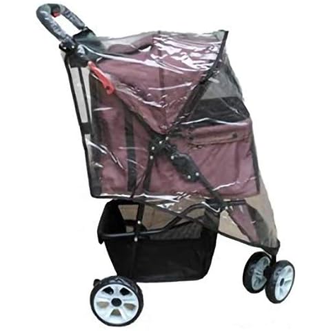 YAOUFBZ RAIN COVER (Dog Puppy Cat Pet Travel Stroller Pushchair Pram Jogger Buggy Swivel Wheels Rain Cover) Cover