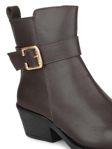 Image of Inc.5 womens Women Black Block-heeled Chelsea Boots Clog