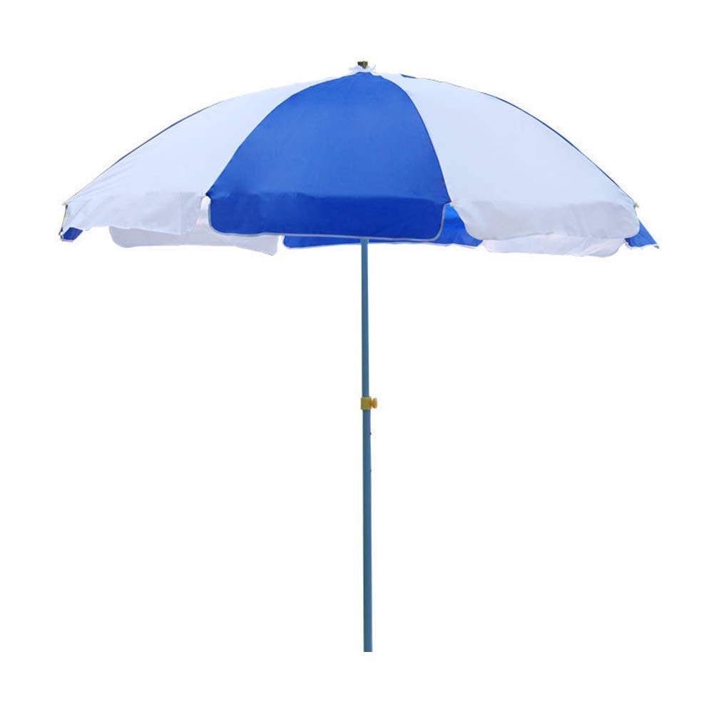 2.1M Mercado De Toldo Parasol Al Aire Libre, Sombrilla De Playa Ajustable Protector contra La Luz Solar Repelente Al Agua con 8 Varillas para Tienda De Sombrilla Al Aire Libre En La Playa/Piscina/Pati