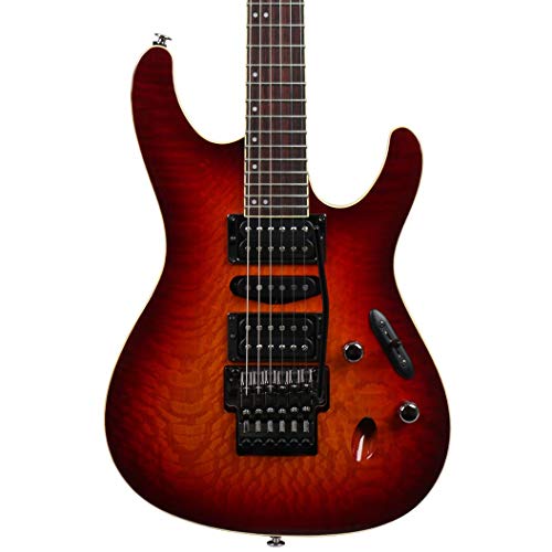 Ibanez Prestige S6570SK-STB Sunset Burst – Guitare Électrique - Les Beatles, Paul McCartney, John Lennon, RIngo Starr, George Harrison Ibanez Prestige S6570SK-STB Sunset Burst - Guitare Électrique – Image 4