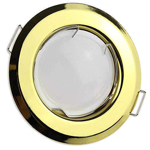 Spot encastré LED or 9W pour remplacer vos vieux plafonniers sans changer de transformateur
