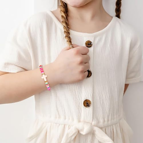 JoycuFF Best 2025 Kindergarten Graduation Gifts for Girls Her, Cute Heart Cross Bracelet Gifts for Girl, Graduation Gifts for Students Daughter Niece Granddaughter3