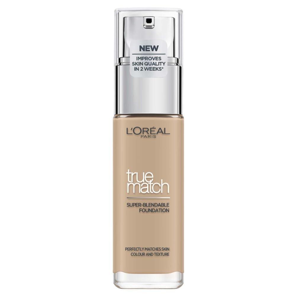 L'Oréal Paris, Liquid Foundation, Hydrating & Evening, True Match, 30 ml, Shade: 2N Vanilla