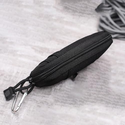 Tyinerc de Cintura para Dinero,s de Cintura para Dinero en Efectivo,Monedero de Nailon - compacta para Dispositivos de Utilidad, Impermeable, pequeña Herramienta, riñonera para Acampar al Aire Libre, - imagen 6