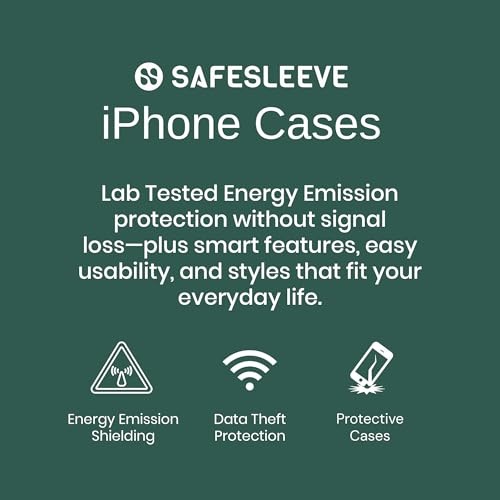 SafeSleeve Wallet Leather Case Detachable for iPhone 16 EMF Blocker for Cell Phone with 3 Card Holder & Adjustable Stand – Magnetic Closure, and Magnetic Folio Protection for Daily Use (Purple) by SafeSleeve - Used condition - Image 7