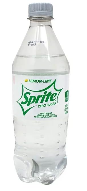 B4Y Zero Sprite, 20 Oz Bottles (10)