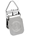 Andustrial Steel - Small Wire Back Nickel Plated Clip with Triangle Back. Suitable for Hanging Light Weight Carpet Samples and Tapestries on Nails (Pack of 10)