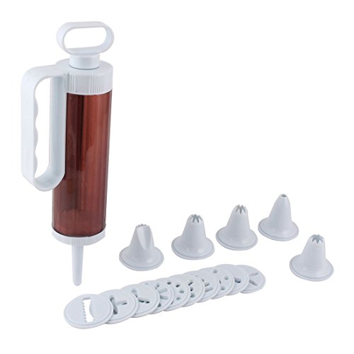 Aexit Plastic Cake Biscuits Bakery Fondant Baking Paste Extruder Nozzle Tool Set Brown Light Blue (ca0ded97cd8a8deda50dbf62b4a1a678)