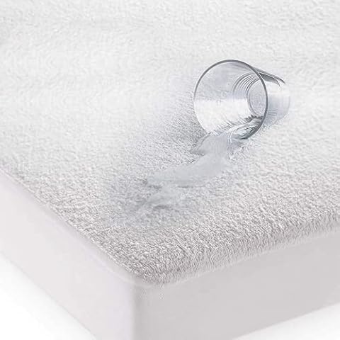 HIGH LIVING Highliving Waterproof Terry Towel Mattress Protector (4FT) Cover