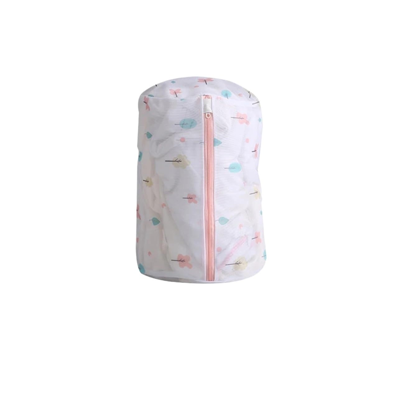 6Pcs Laundry Bags Set Cute Print Washing Bags Dirty Clothes Storage Bra Underwear Organizer Laundry Bag For Washing Machine(Cylinder 22x33cm,3-pieces)